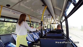 in girl fucked shemale public surprised a and bus Wife ass stockings